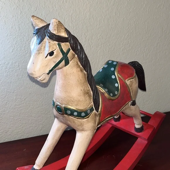 Pier 1 Rocking horse Christmas decor - Picture 2 of 6